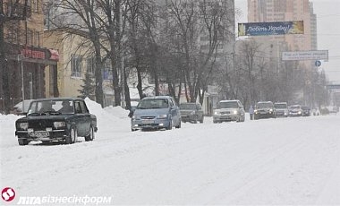 На  Украину надвигается циклон с ветром и снегом