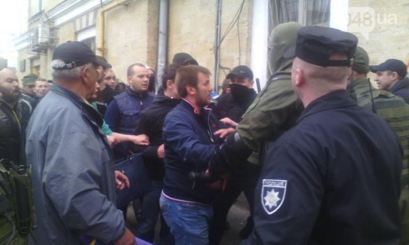 В Одессе произошли столкновения во время мероприятий в честь освобождения города от нацистов. ФОТО, ВИДЕО