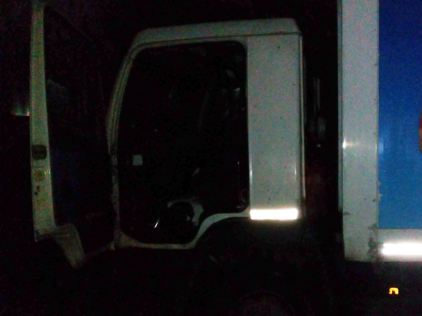 На трассе в Николаевской области загорелся грузовик