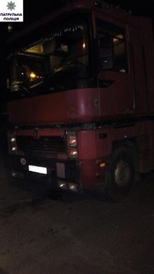 Ночью в Николаеве патрульные остановили пьяного водителя грузовика