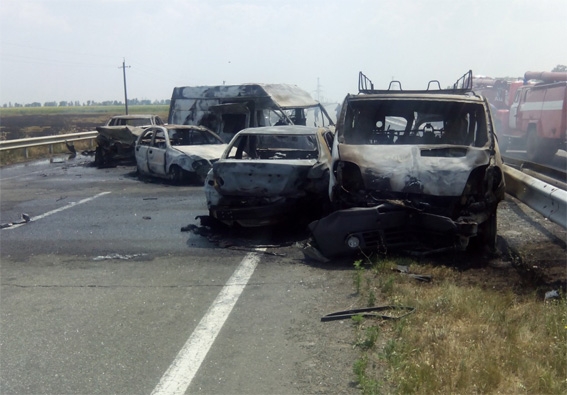 На трассе Одесса-Киев столкнулись 8 автомобилей: трое погибших