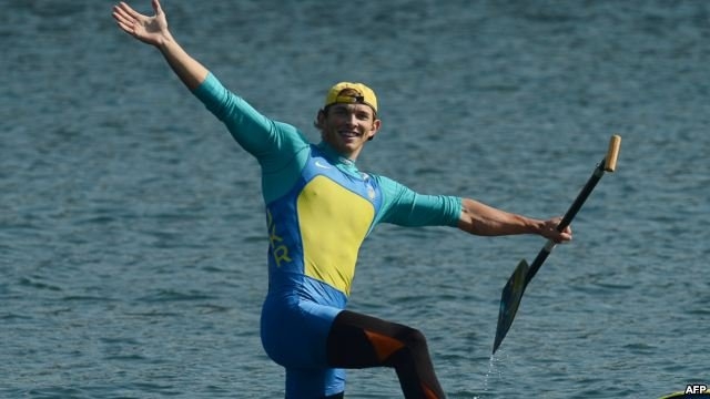 Украинский каноист Юрий Чебан в Рио завоевал «золото», установив новый олимпийский рекорд