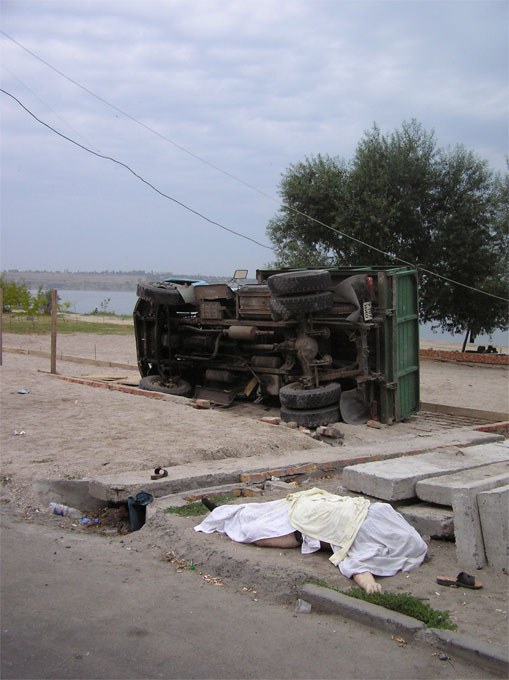 Пьяный водитель грузовика сбил жительницу Николаева