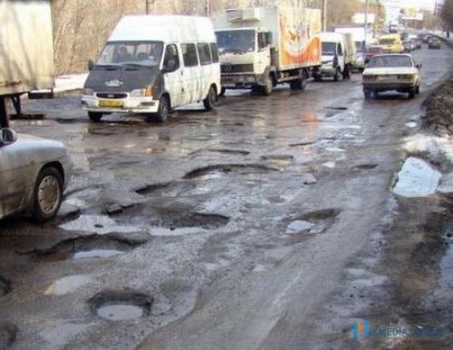  Украинские дороги вошли в пятерку самых худших в мире