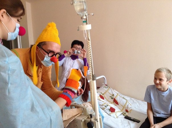 Клоуны порадуют детишек Николаевской областной больницы