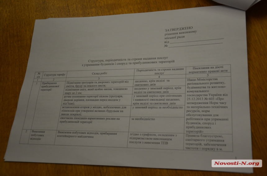 Исполком во главе с мэром Сенкевичем принял новые подомовые тарифы в Николаеве