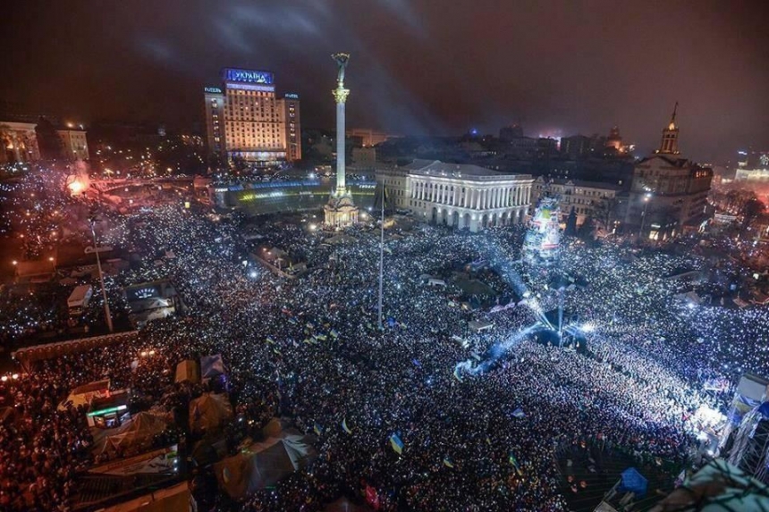 В центре Киева проходят мероприятия к годовщине расстрелов на Евромайдане
