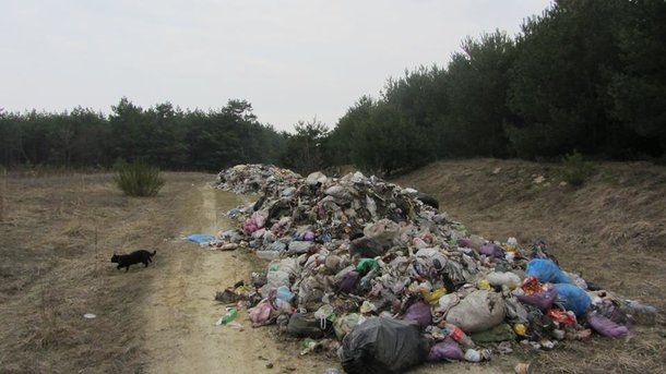 "Путешествия львовского мусора": фуры прогнали с Тернопольщины