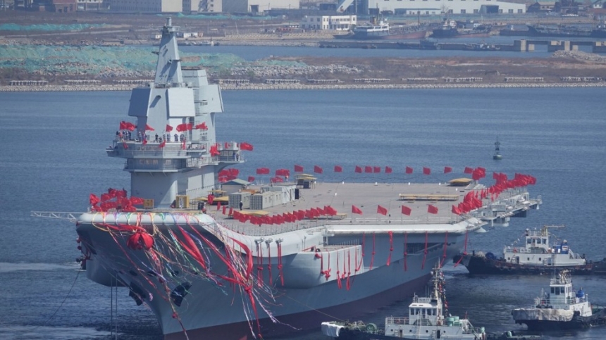 Китайцы предложили назвать свой новый авианосец "пипи ся"