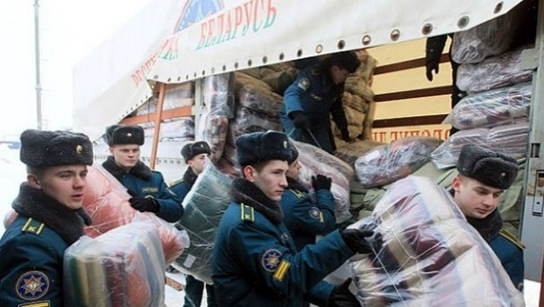 По инициативе Лукашенко Беларусь впервые отправила гуманитарную помощь на Донбасс