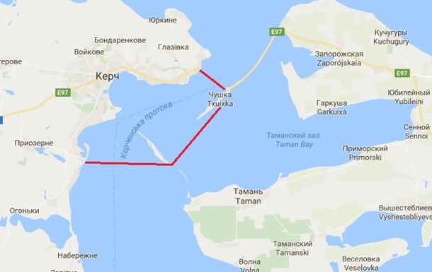 Россия частично перекроет Керченский пролив