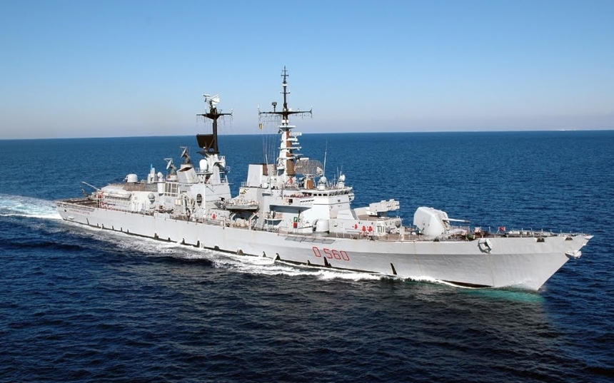 В порт Одессы прибудет эсминец из Италии