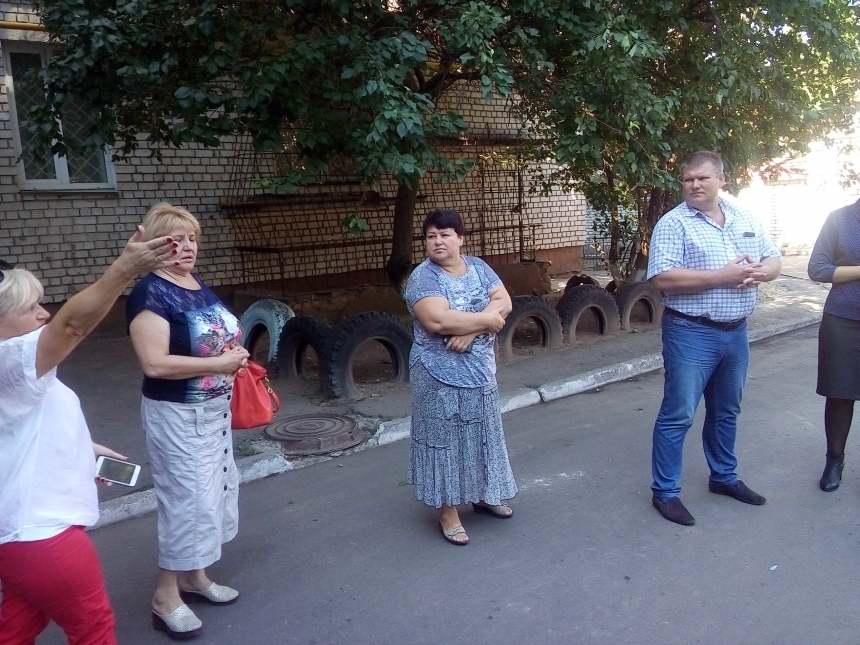 В Заводском районе с активом ОСМД обсудили вопрос благоустройства двора