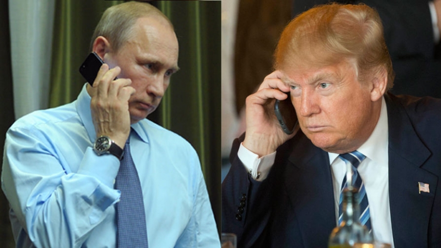 Путин и Трам поговорили по телефону об Украине