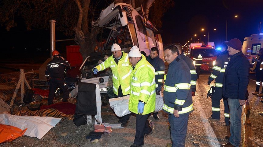 В Турции слетел с трассы автобус со школьниками - 11 погибших, десятки раненых