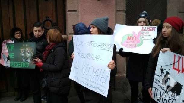 В Одессе напали на участников митинга в защиту животных