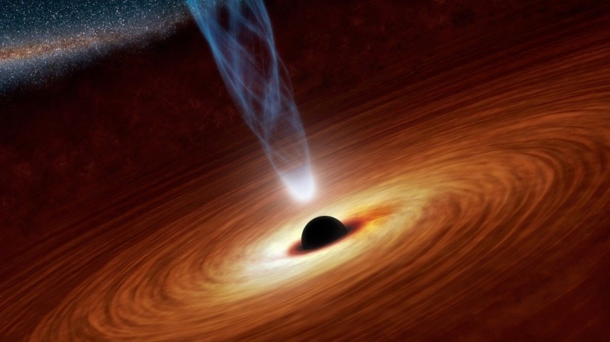 Астрономы опубликовали фото первого в истории зафиксированного сжатия черной дыры