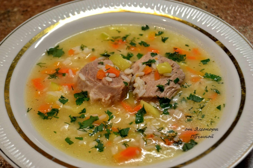 Суп С Рисом И Овощами Диета 5
