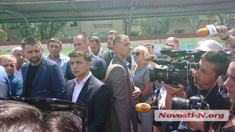 Городские власти Николаева проигнорировали приезд президента Зеленского