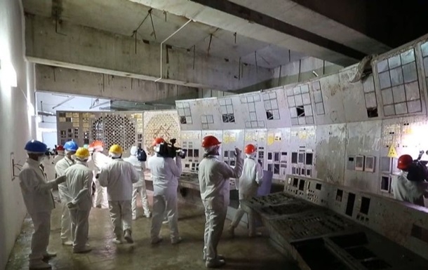 Размещены кадры изнутри диспетчерской Чернобыльской АЭС