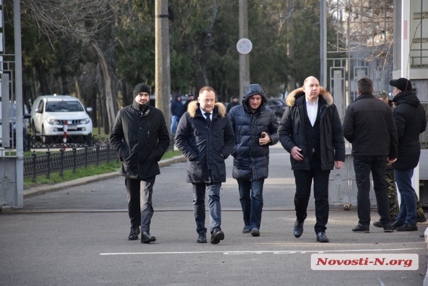 Фоторепортаж с рабочего визита в Николаев главы ВР Разумкова 