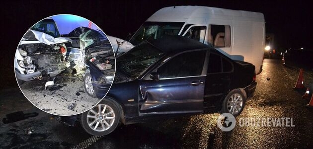На Львовщине BMW влетел в автобус с подростками: много пострадавших