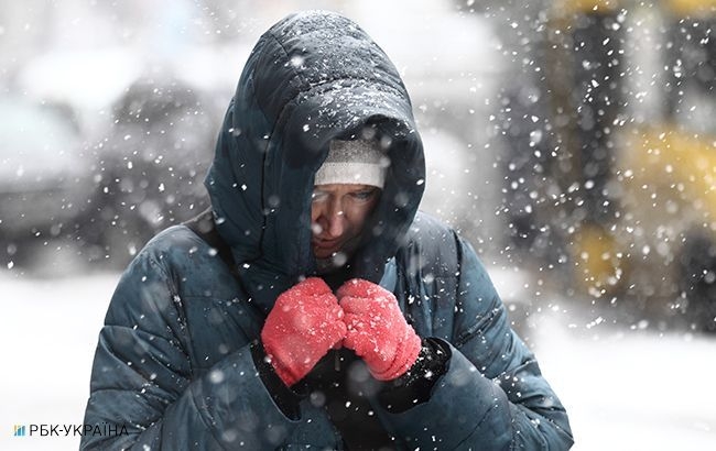 В Украину идут два циклона со снегопадами и морозы до -20