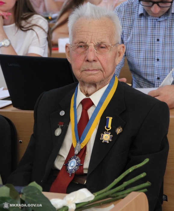 Почетный гражданин Николаева Вадим Сердцев отметил свой 91-й день рождения
