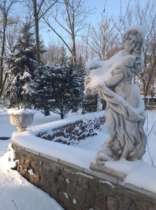 Зимняя сказка: в сети показали, как выглядит заснеженный Николаевский зоопарк