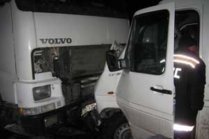 На Николаевщине лоб в лоб столкнулись микроавтобус и грузовик. Трое пострадавших госпитализированы