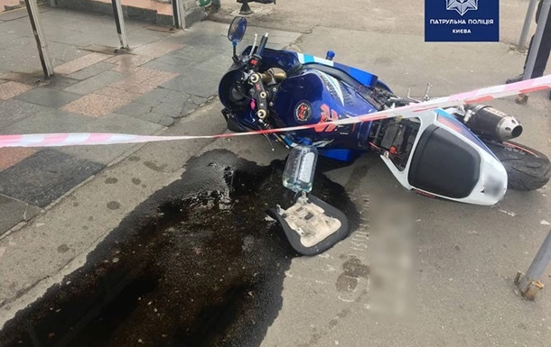 В Киеве пьяный байкер потерял пассажира и пытался сбежать от полиции через метро