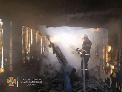 В Николаевской области при пожаре погиб мужчина — курил в помещении