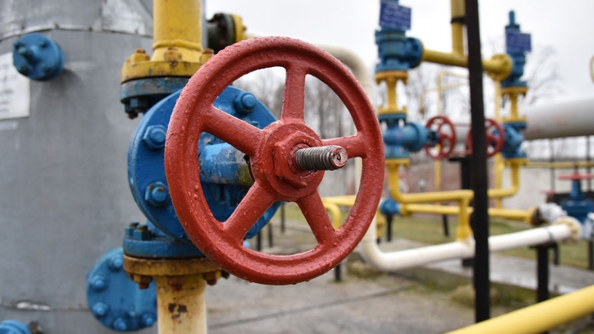 Транзит газа через Украину в Словакию снова упал