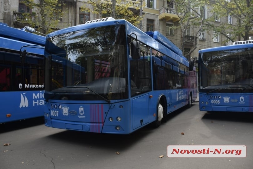 В Николаеве некому водить новые троллейбусы