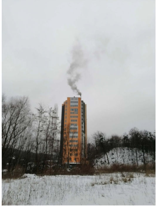 В Киеве 16-этажка перешла на отопление дровами