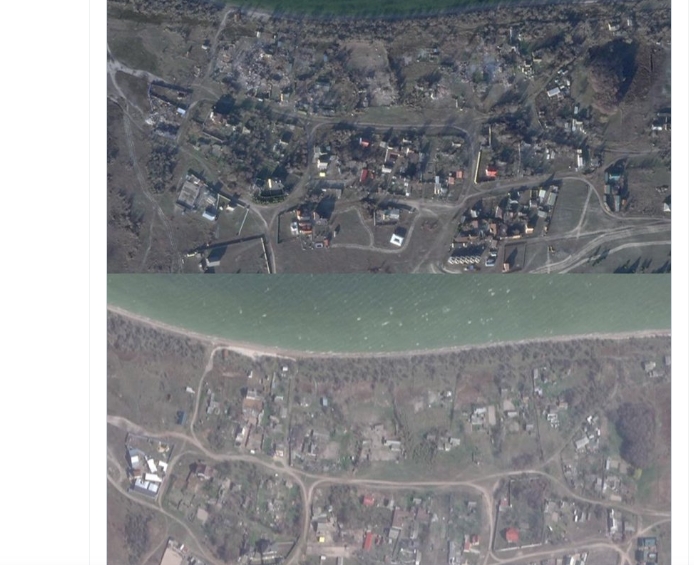 На Кинбурнской косе разрушена российская база: опубликованы снимки со спутника