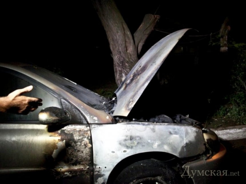 На Одесщине сожгли авто оппозиционерки