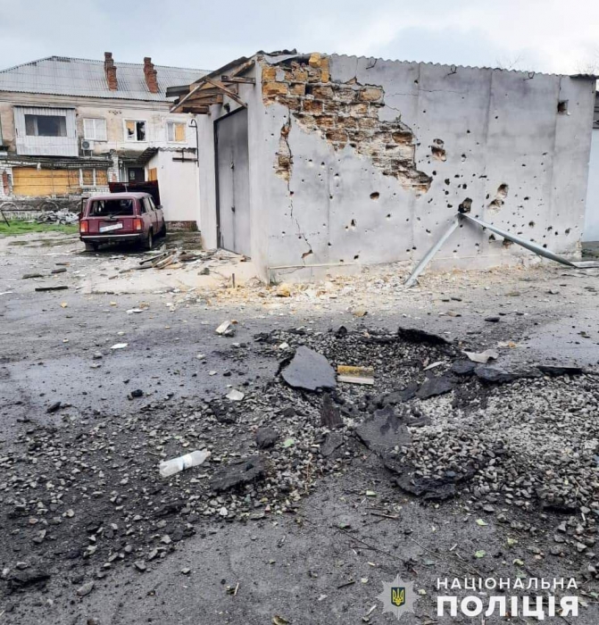 Поліція показала фото наслідків обстрілу Очакова