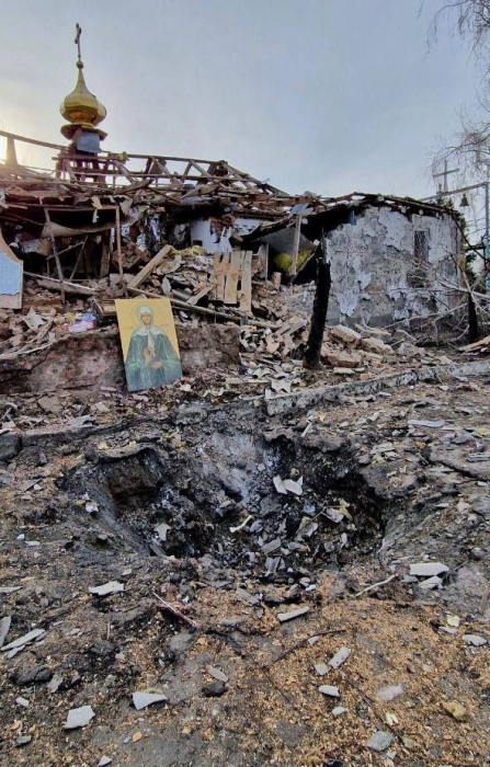 Ночью враг совершил массированную атаку Запорожской области: разрушена церковь (фото)