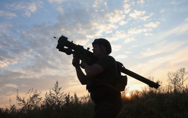 Украинские военные уничтожили вражеский дрон, который двигался в сторону Каховки