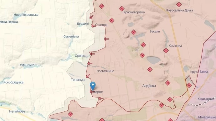 Российские войска заняли еще два села западнее Авдеевки, – DeepState