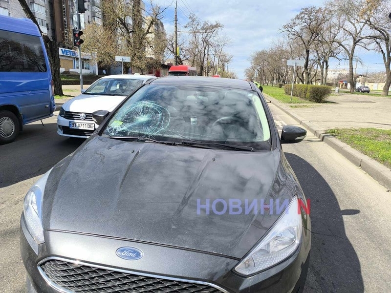 З'явилося відео моменту аварії, в якій «Форд» збив жінку в Миколаєві