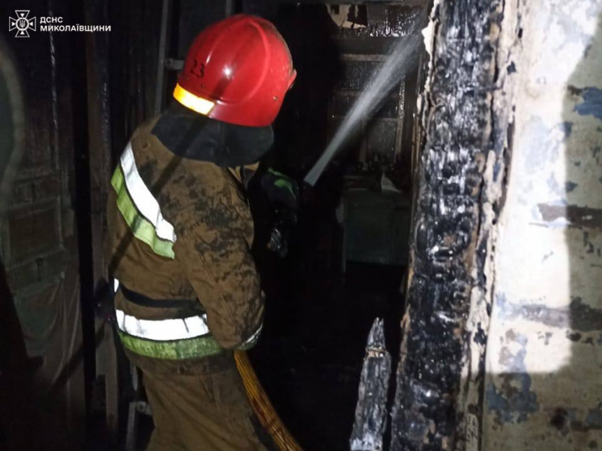 В Николаевской области горел дом: погиб мужчина