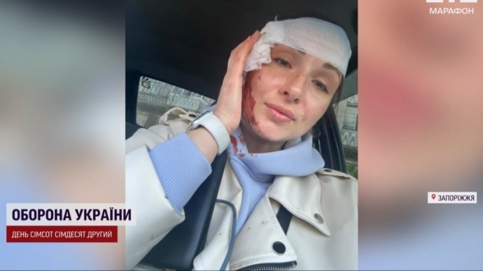 Враг повторно ударил по Запорожью: ранены журналисты (видео)