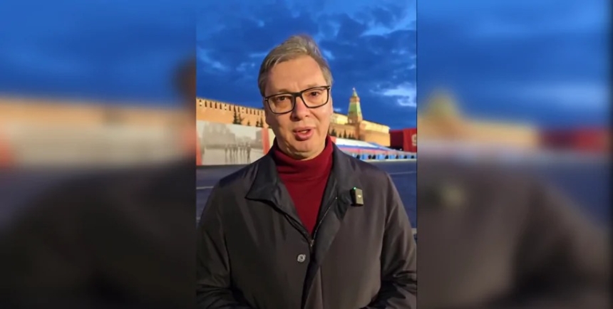 Президент Сербії Вучич прибув до РФ і дав інтерв'ю на Червоній площі (відео) Президент Сербії Вучич прибув до РФ і дав інтерв'ю на Червоній площі (відео)