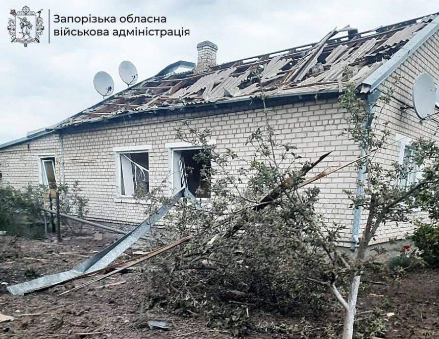 Массированная атака на Запорожскую область: погиб ребенок, ещё один ранен Массированная атака на Запорожскую область: погиб ребенок, ещё один ранен