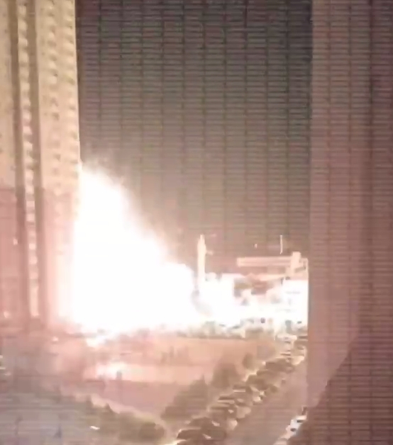 Опубликовано видео прилета дрона в многоэтажку в Киеве Опубликовано видео прилета дрона в многоэтажку в Киеве