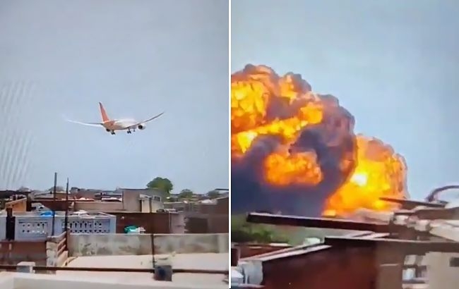 В Индии разбился пассажирский самолет (видео) В Индии разбился пассажирский самолет (видео)