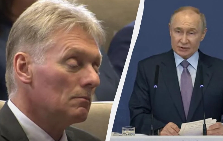 Пєсков заснув під час виступу Путіна (відео) Пєсков заснув під час виступу Путіна (відео)