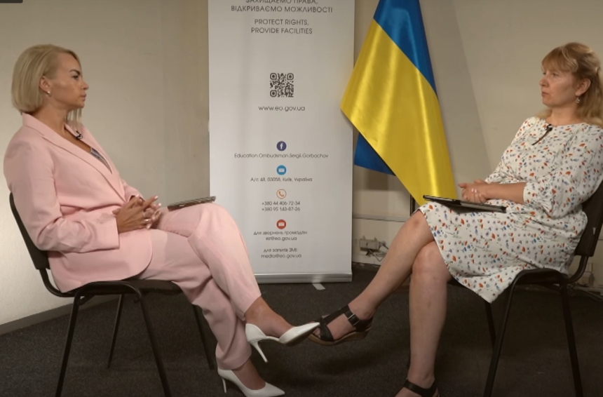 Освітній омбудсмен розповіла, як карати учнів та вчителів за використання російської мови (відео) Освітній омбудсмен розповіла, як карати учнів та вчителів за використання російської мови (відео)